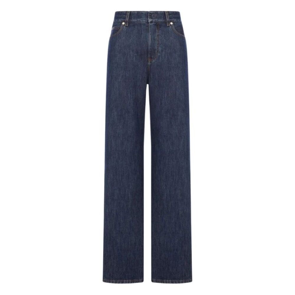 Fendi Women `Ff Padded` Jeans